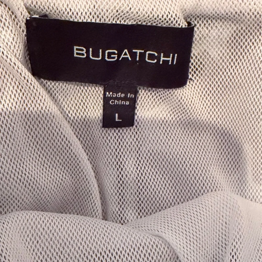 Bugatchi Cosmo Starfish Swim Trunks Size Large Black And Blue‎